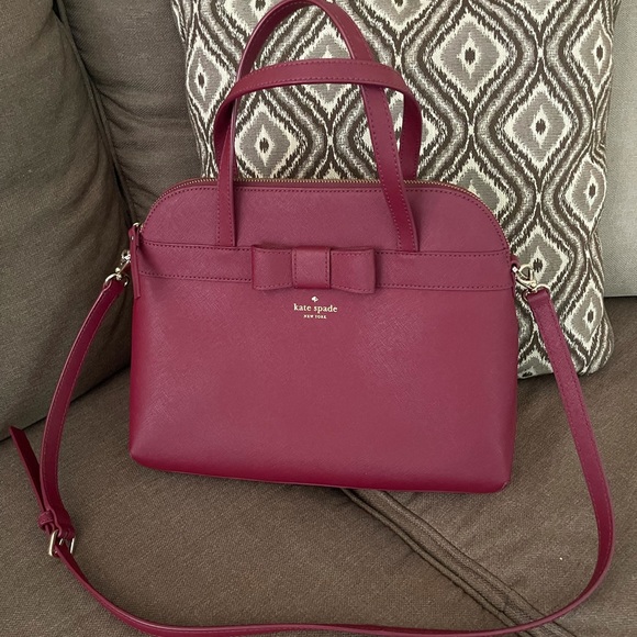 AUTHENTIC KATE SPADE PURSE - BURGONDY/MAROON - Picture 5 of 5